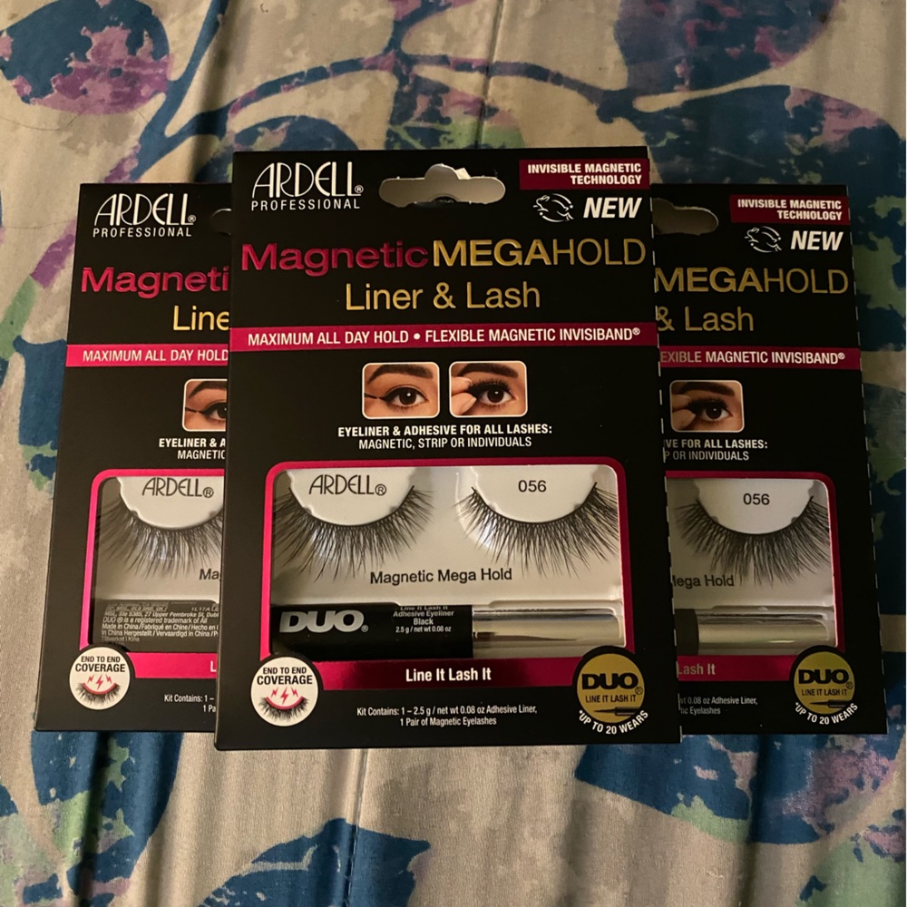 Ardell Magnetic MegaHold Liquid Liner & Lash 056, 3 pair